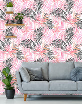 Exotic Palm Leaves Wallpaper